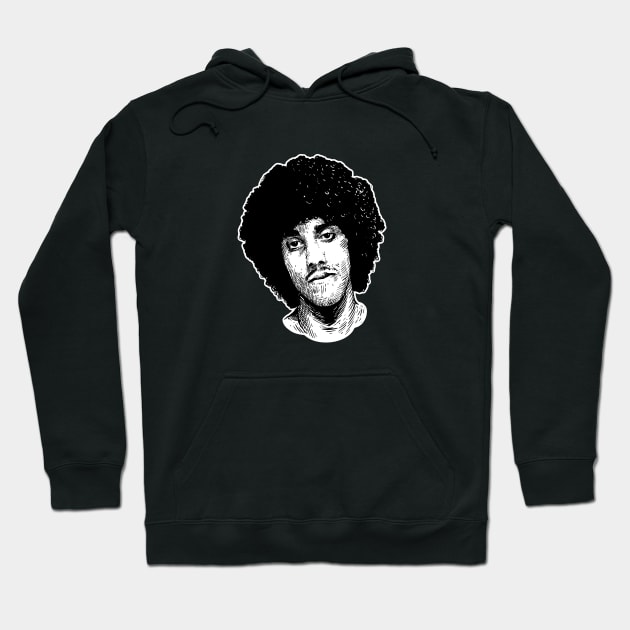 potrait engraving hend drawing thin lizzy Hoodie by ROCKHOPPER